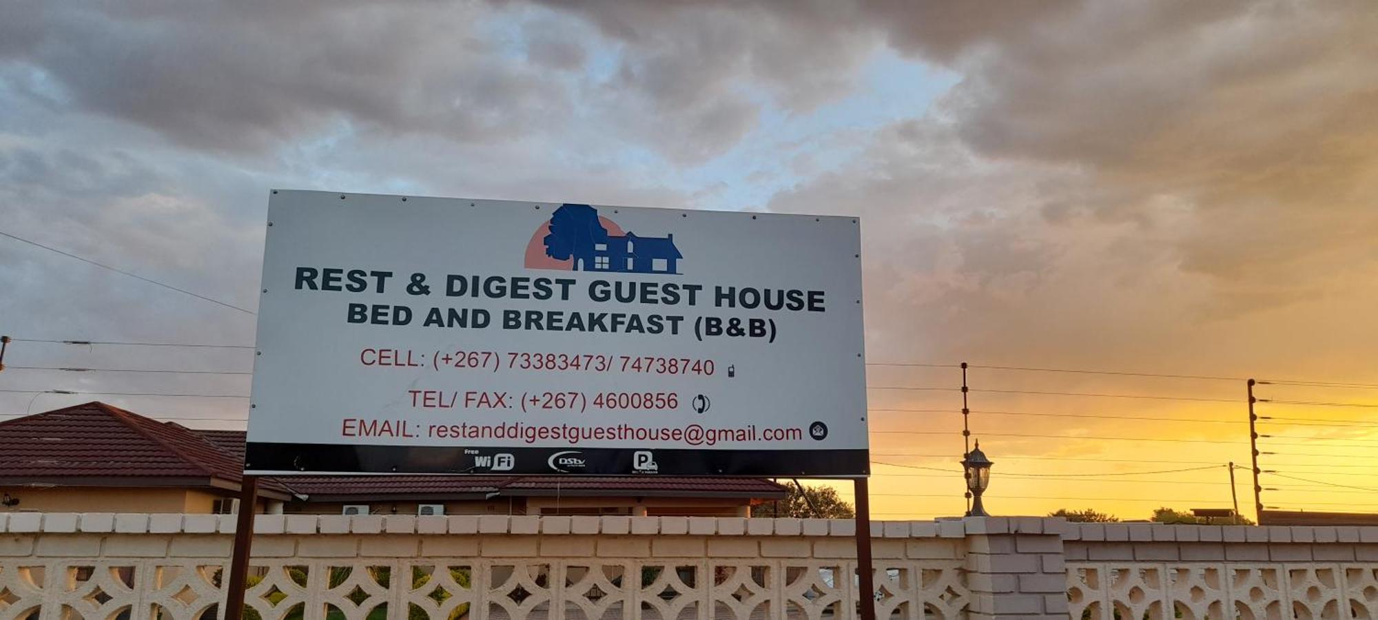 Bed and Breakfast Rest & Digest Serowe Экстерьер фото